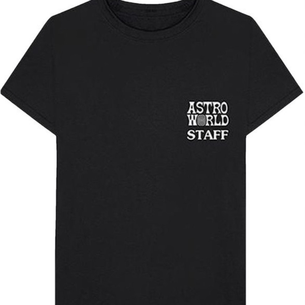Travis Scott Black Astroworld Staff Tee